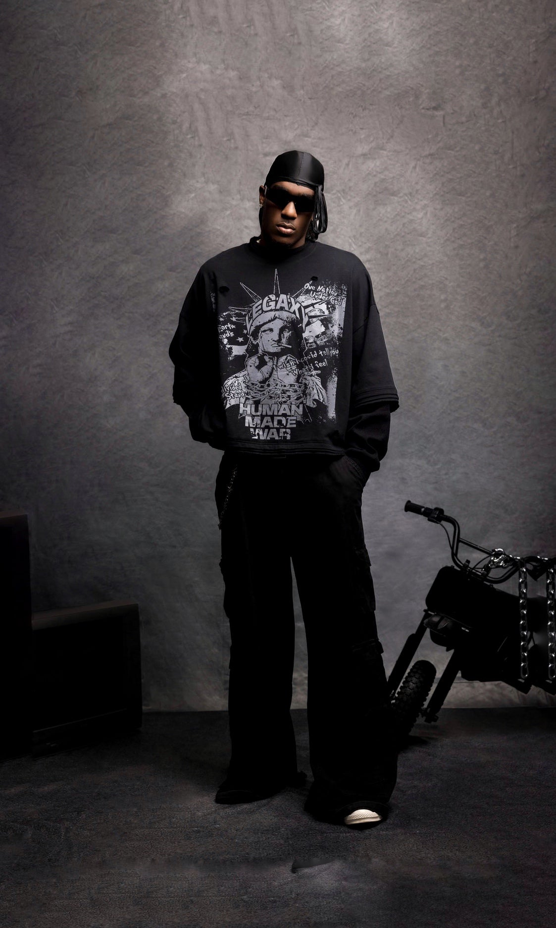 Human Made War Thermal Longsleeve shirt from Legaxy Studios, featuring a warm, long-sleeve design with detailed graphic artwork.